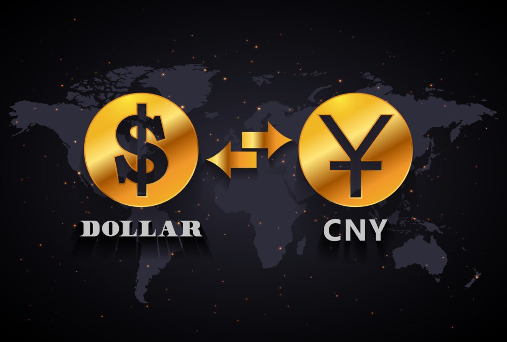 conversion dollars yuan numérique