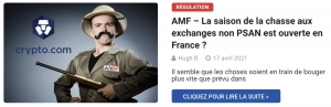 AMF – La saison de la chasse aux exchanges non PSAN est ouverte en France ?