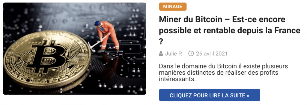 Miner du Bitcoin – Est-ce encore possible et rentable depuis la France ?