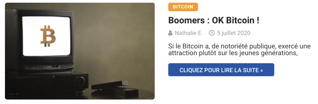 Boomers : OK Bitcoin !