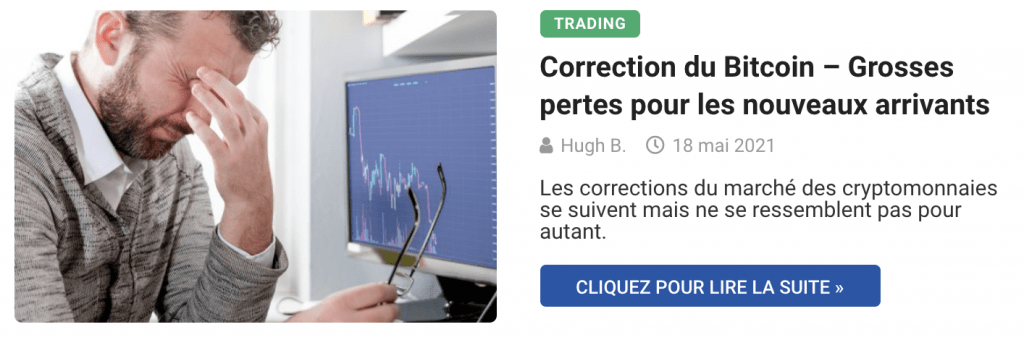 Correction du Bitcoin – Grosses pertes pour les nouveaux arrivants