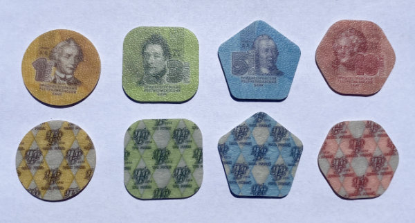 monnaie fiat plastique transnistrie