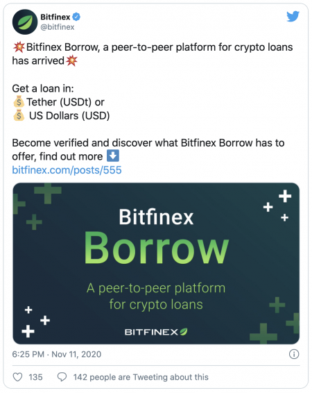 Bitfinex se met aux prêts version cryptomonnaies