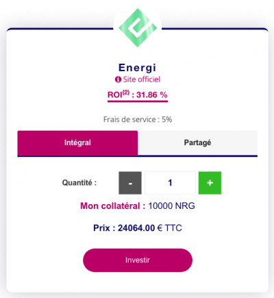 Masternode Energi (NRG) sur Feel Mining