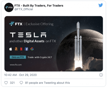 FTX va proposer des paires pour les actions Tesla et Amazon