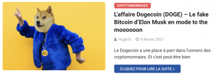 L’affaire Dogecoin (DOGE) – Le fake Bitcoin d’Elon Musk en mode to the moooooon