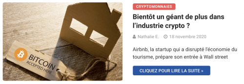 Airbnb envisage de passer à la cryptomonnaie