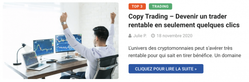 Copy Trading – Devenir un trader rentable en seulement quelques clics