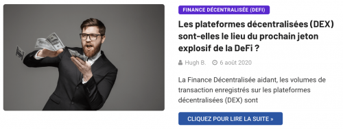 Trouver le prochain jeton explosif de la DeFis ur les plateformes décentralisées