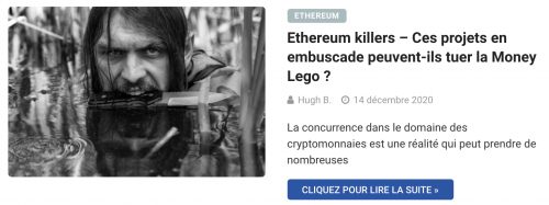 Ethereum killers – Ces projets en embuscade peuvent-ils tuer la Money Lego ?