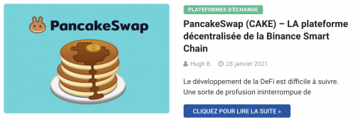 PancakeSwap vs Uniswap – La Binance Smart Chain explose tous les records