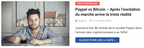 Paypal et cryptomonnaies vs frais élevés