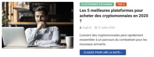 Les 5 meilleures exchanges de cryptomonnaies